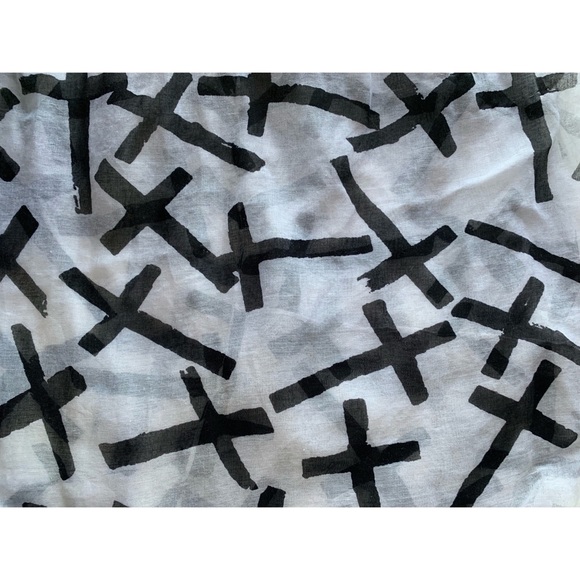 Cross Design Infinity Scarf - Picture 2 of 4